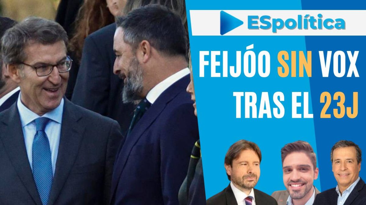 Alberto Núñez Feijóo y Santiago Abascal en conversación