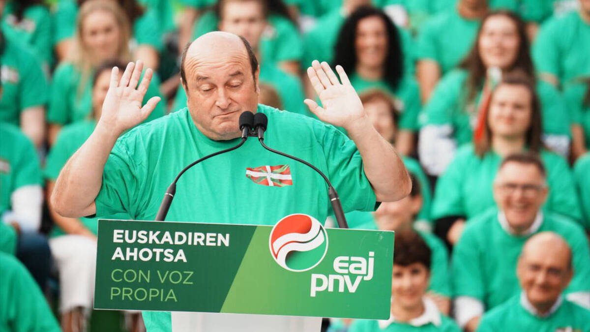 El presidente del EAJ-PNV, Andoni Ortuzar.