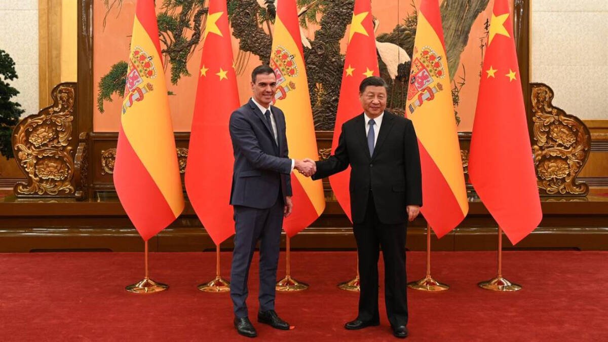 Pedro Sánchez en China