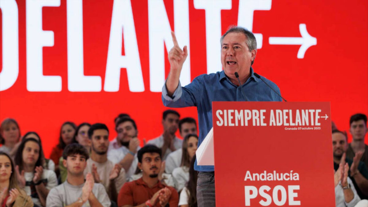 El secretario general del PSOE-A, Juan Espadas.