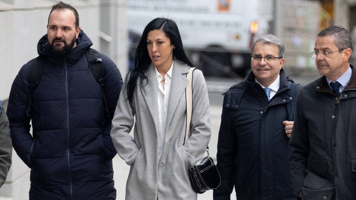 La futbolista Jenni Hermoso llega para declarar en la Audiencia Nacional por el ‘caso Rubiales’.