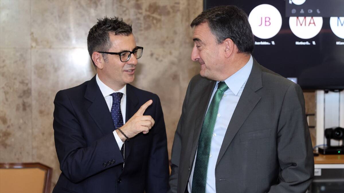 Félix Bolaños y Aitor Esteban.
