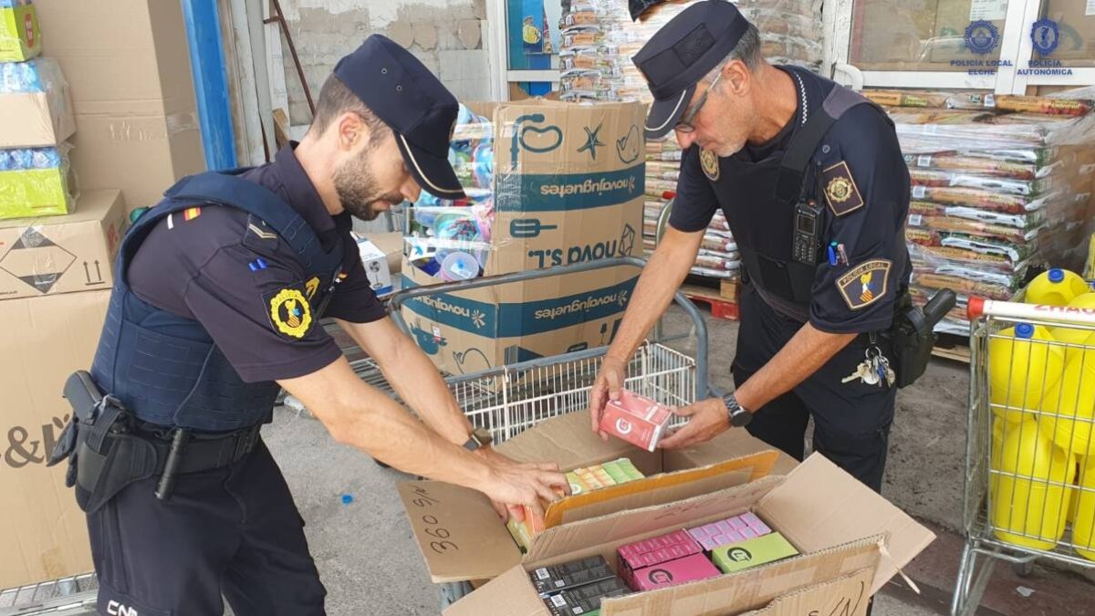 Policía Local de Elche en la operación conjunta