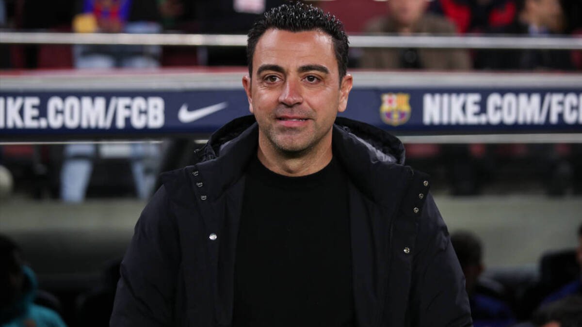 Xavi Hernández, en un partido de LaLiga.