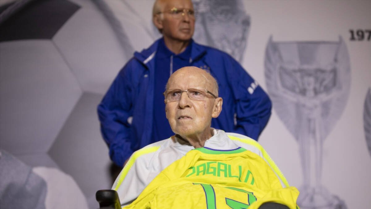 Mario Zagallo, durante un acto de la CBF.