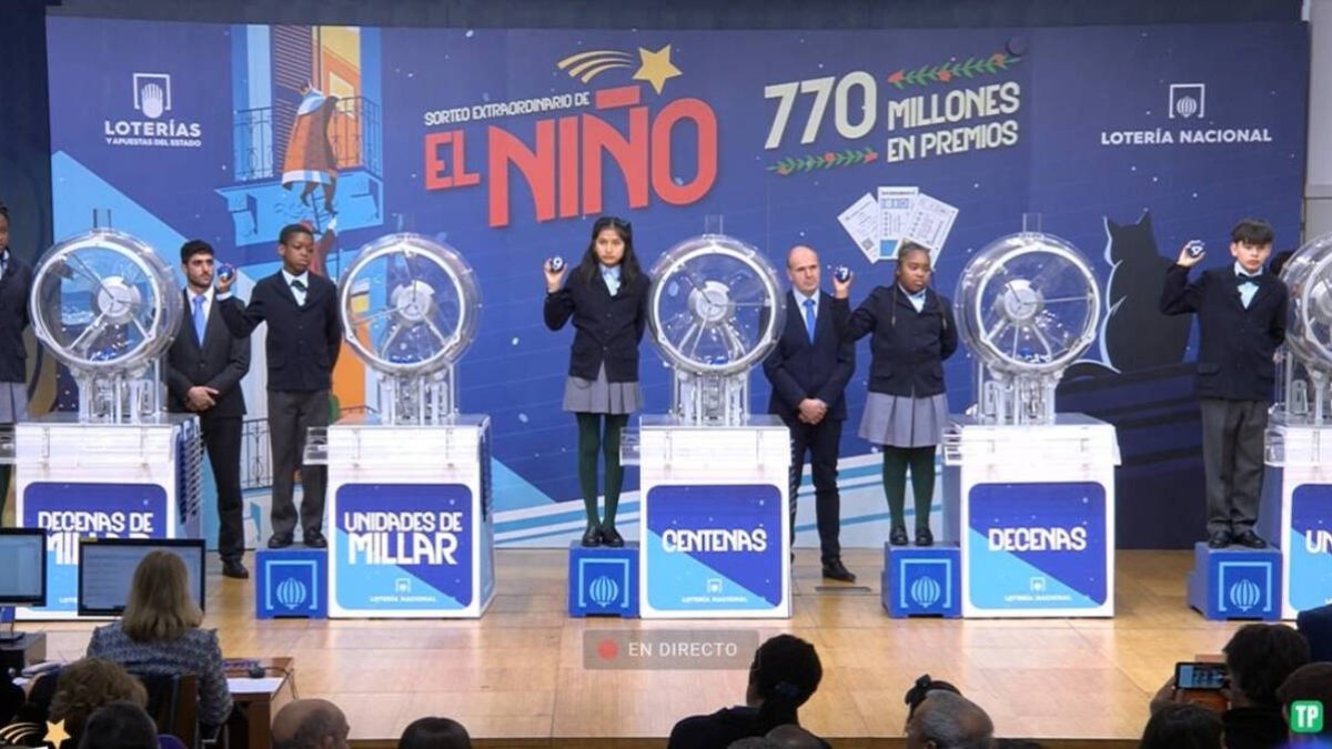 El 94974, primer premio de la Lotería del Niño