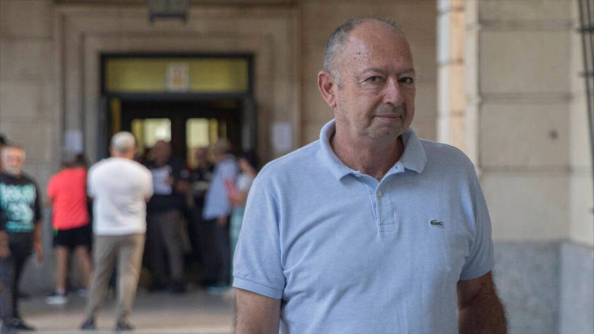 El exdirector general de Trabajo, Daniel Alberto Rivera, en la Audiencia de Sevilla por otro juicio que tuvo en septiembre.