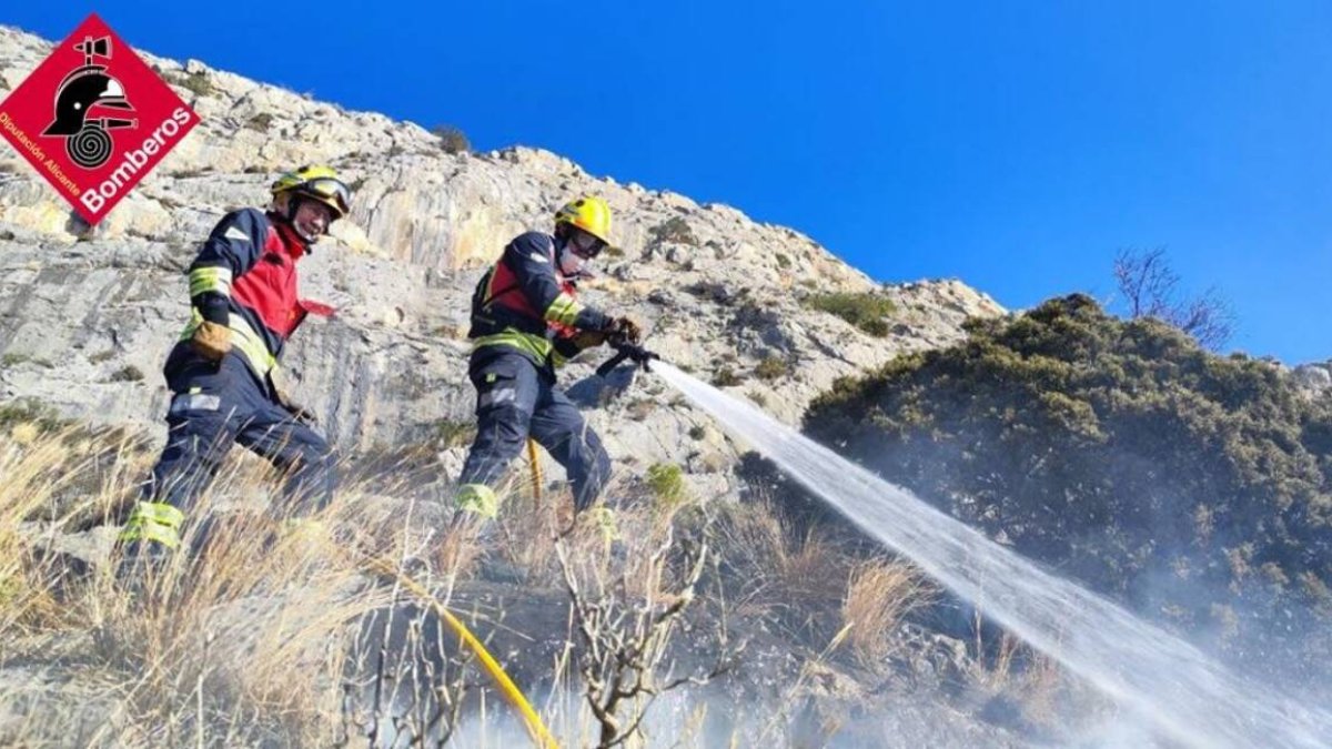 Incendio en Altea