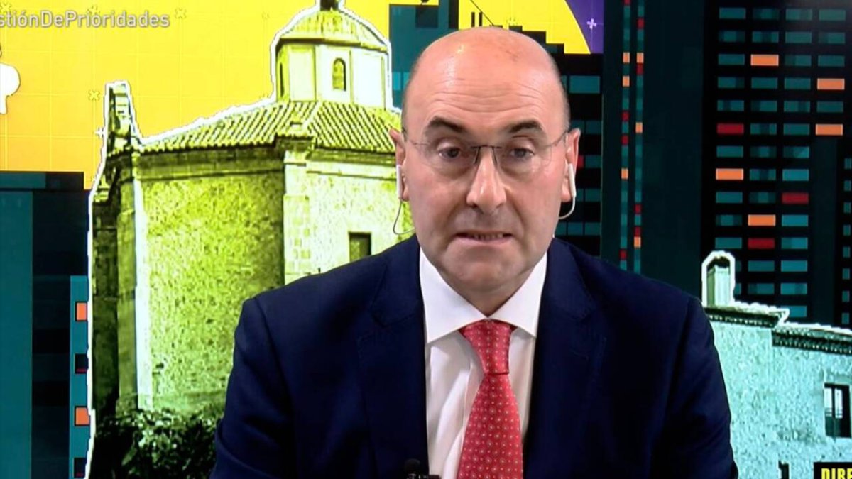 El alcalde de Ágreda, Jesús Manuel Alonso, en una reciente entrevista en CyLTv