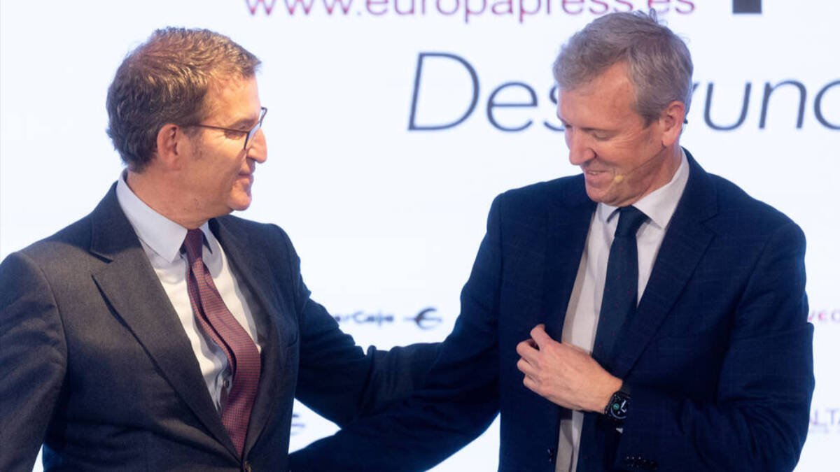 Alberto Núñez Feijóo con Alfonso Rueda