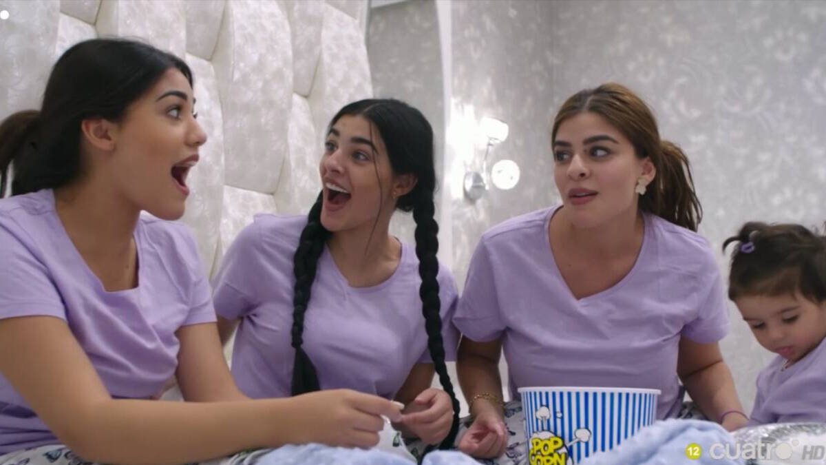 Las hermanas Jiménez, en uno de los programas de Cuatro.