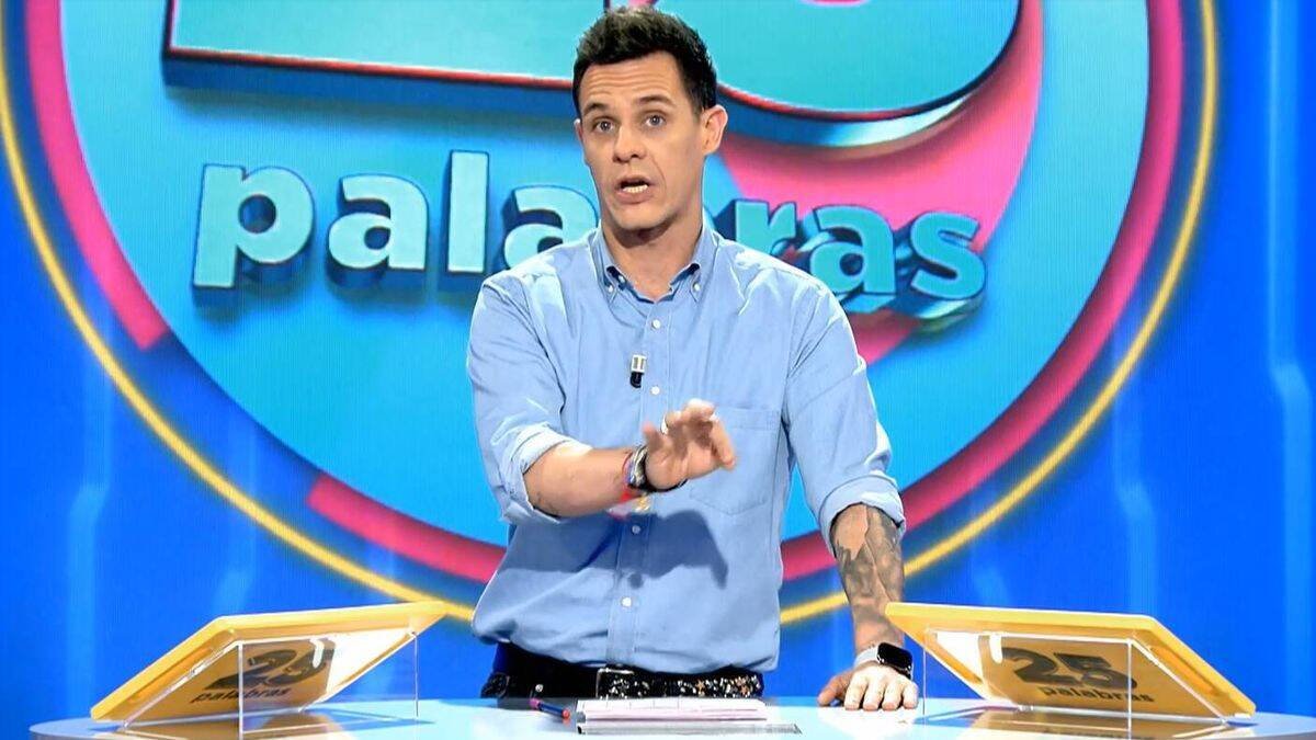 Christian Gálvez, presentador de '25 palabras'.