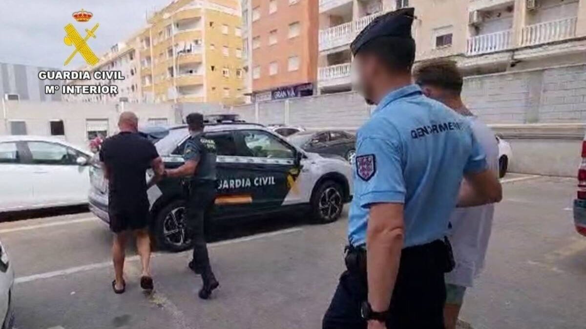 Momento de la detención