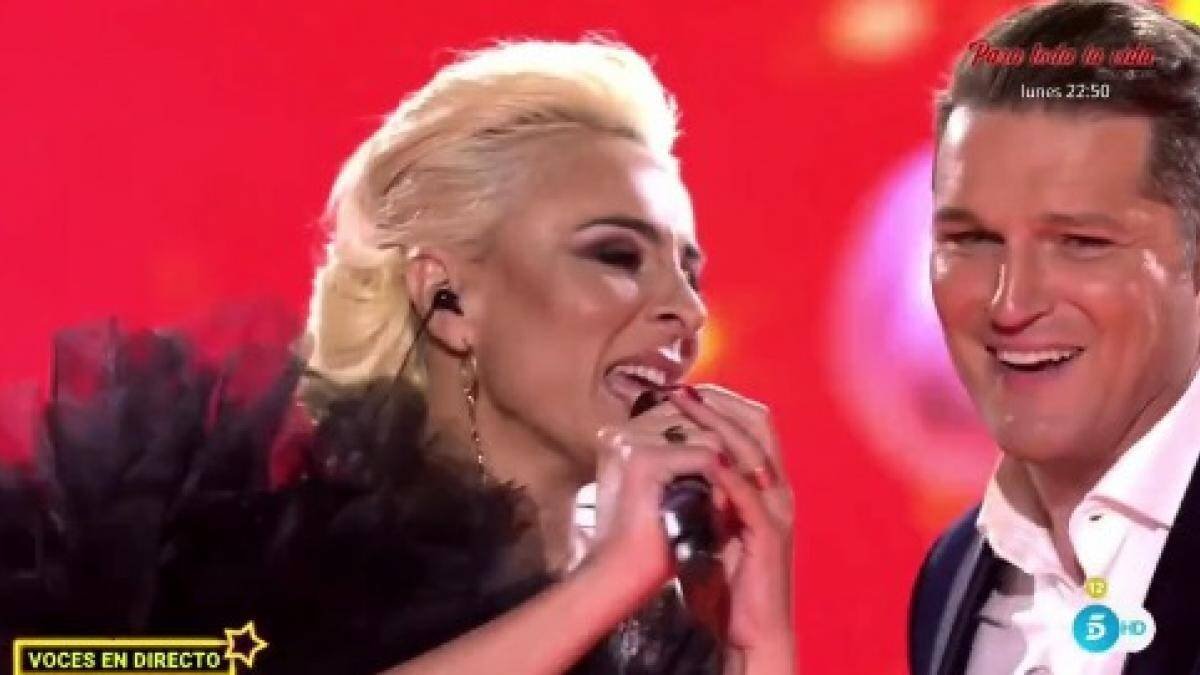 Ana María Aldón y Manu Tenorio