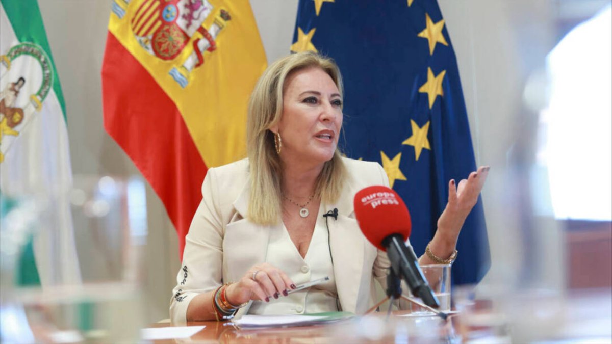 La consejera de Economía y Hacienda de la Junta de Andalucía, Carolina España.