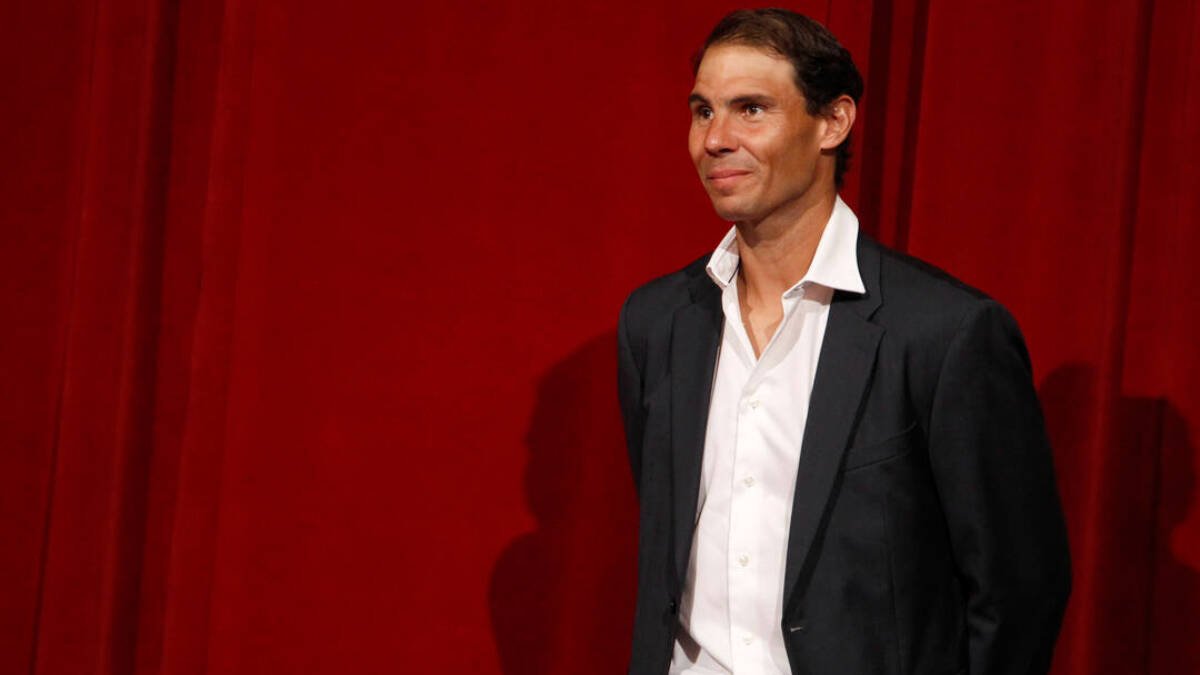 Rafa Nadal durante un acto.