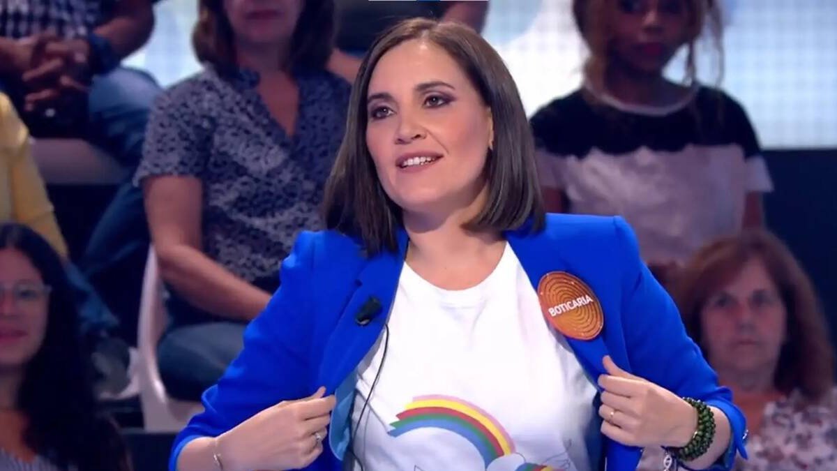 Boticaria García, en su último programa de 'Pasapalabra'.