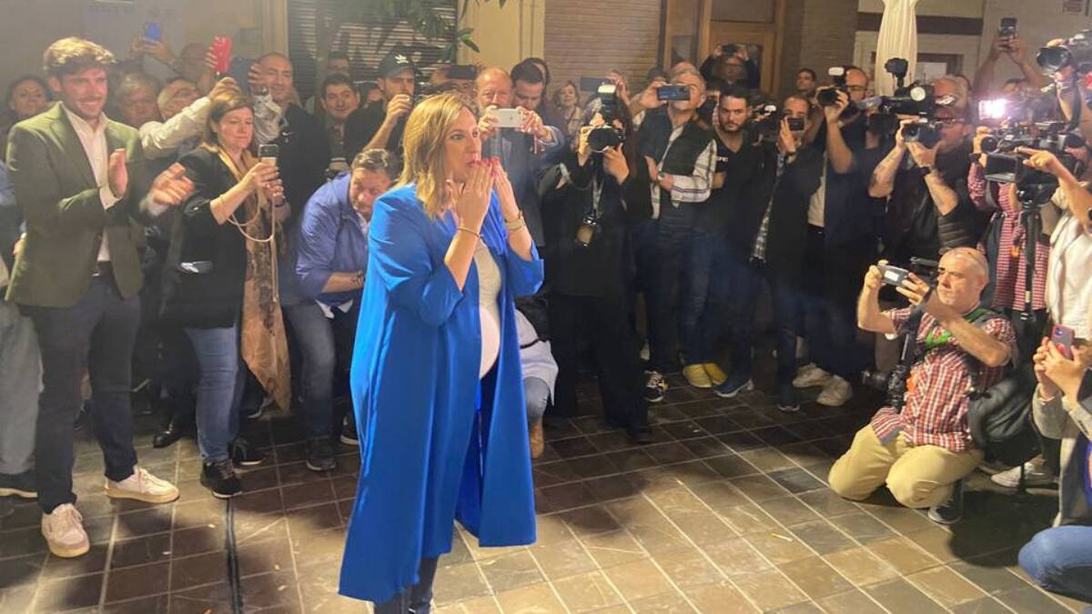 María José Catalá llega a la sede del PP como alcaldesa de Valencia