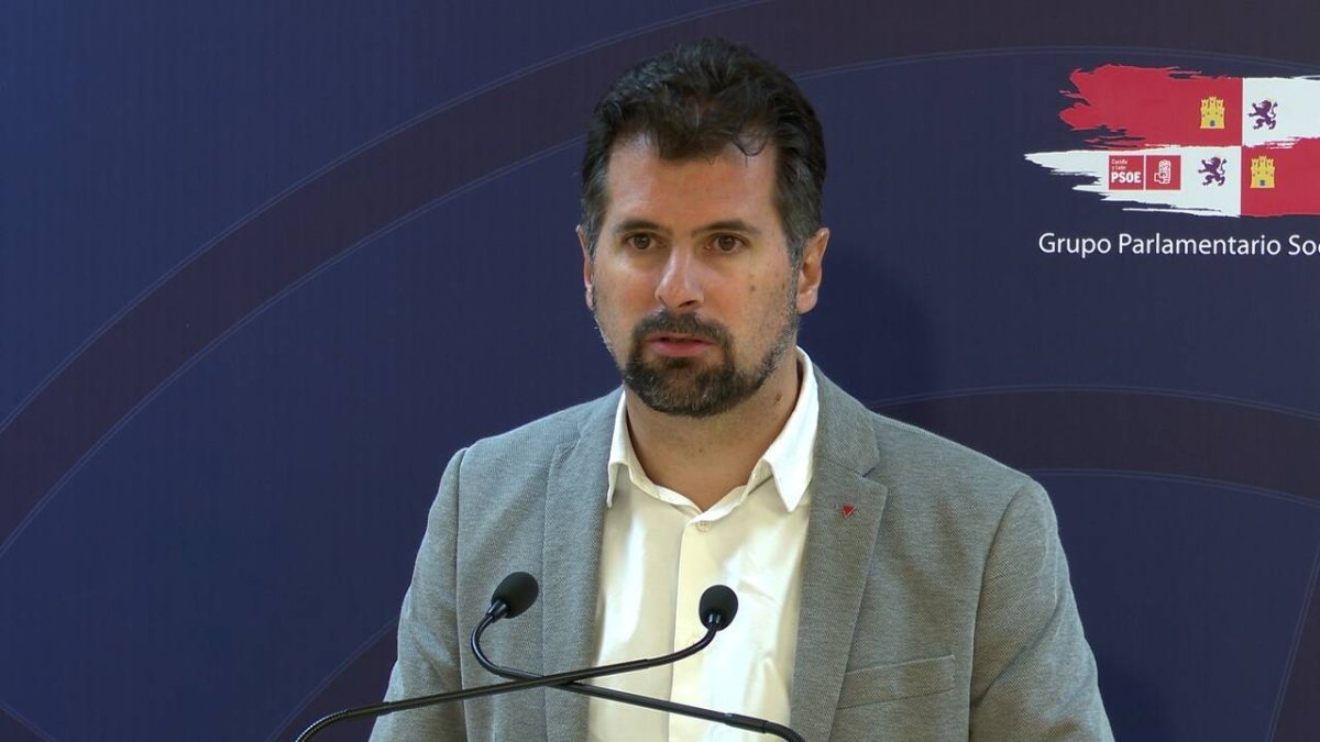 Foto de archivo del secretario autonómico del PSOE en Castilla y León, Luis Tudanca