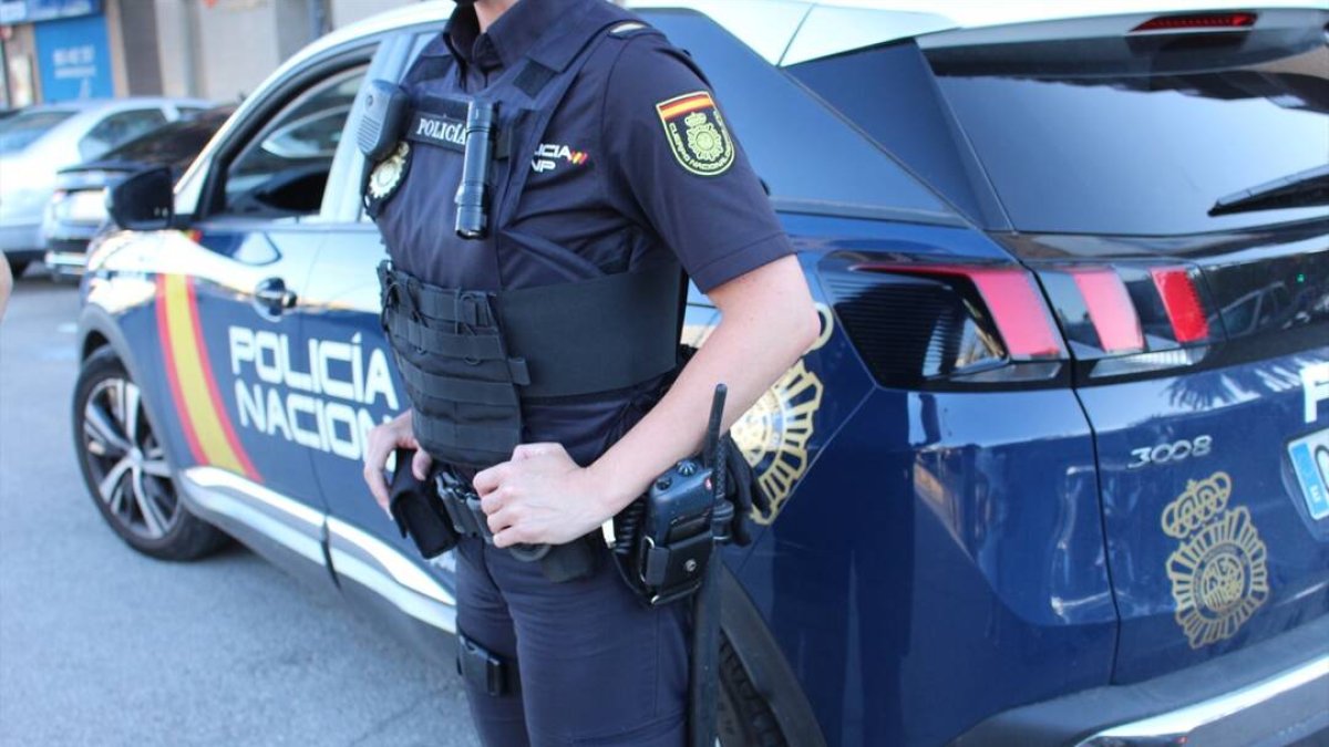 Agentes de Policía Nacional de Valencia.