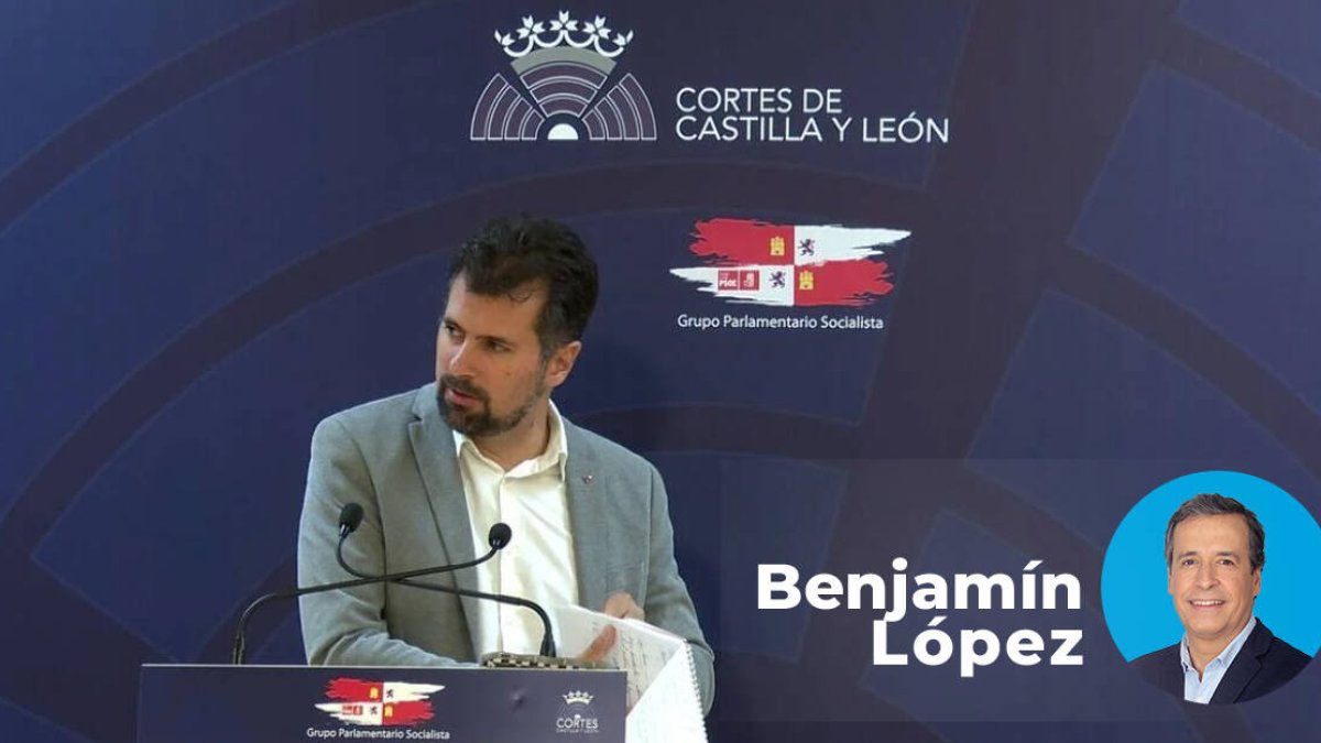 El secretario general del PSOE en Castilla y León, Luis Tudanca, en una foto de archivo