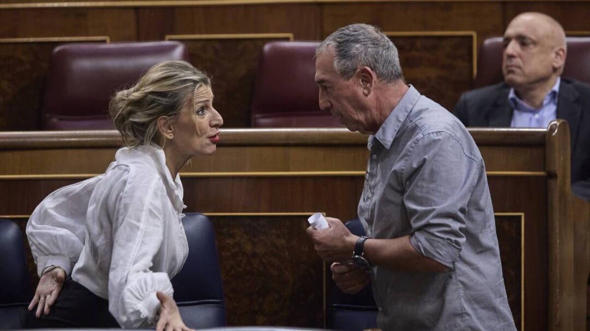 Yolanda Díaz y Joan Baldoví.