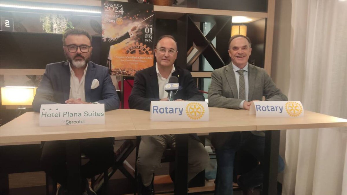 El Club Rotary La Vall d'Uixo presenta el cartel del Concierto 2024