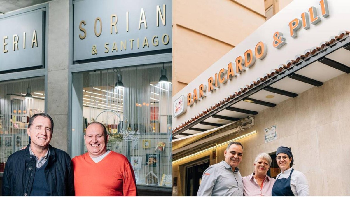 Dos de los comercios que forma parte de esta campaña de Navidad - AYUNTAMIENTO DE VALENCIA