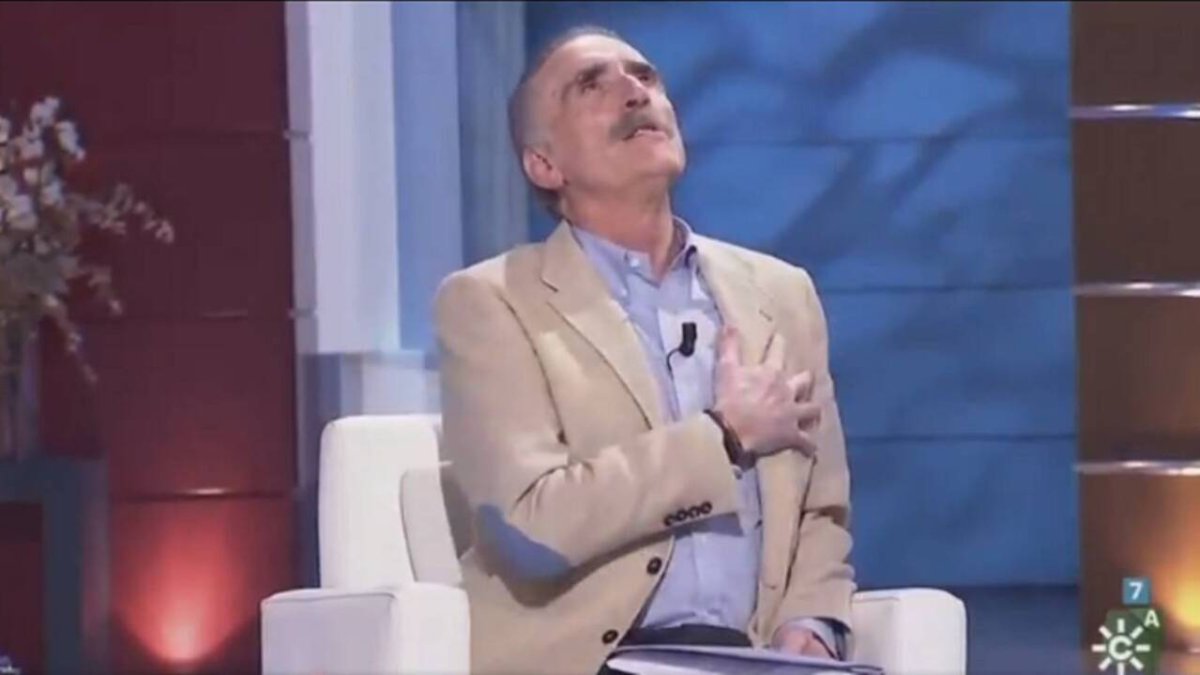 El presentador de Canal Sur, Juan y Medio.
