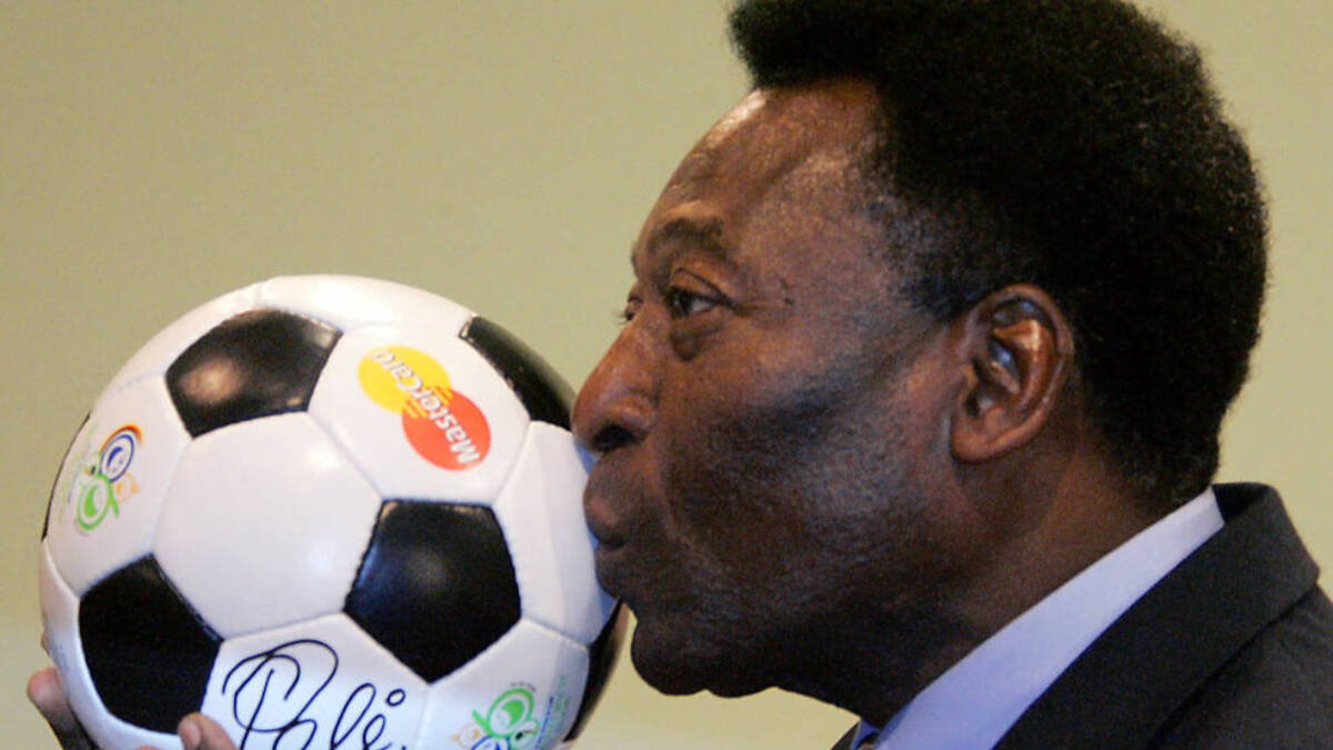 Pelé, en una foto de archivo.