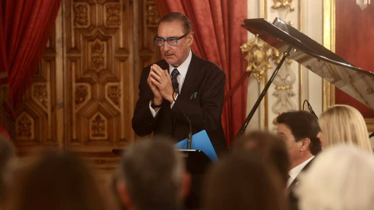 Carlos Herrera, el pasado mes de marzo, en el Día de la Provincia de Cádiz.