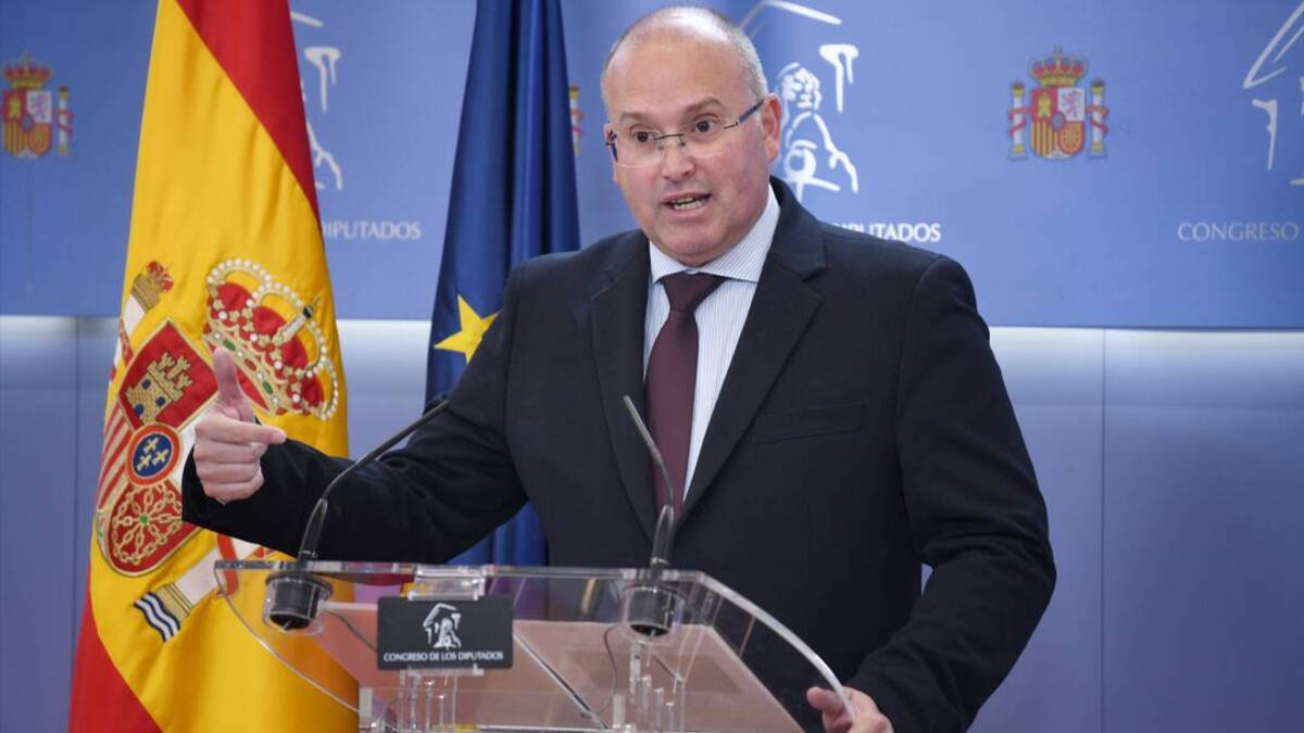 El portavoz del PP en el Congreso, Miguel Tellado.