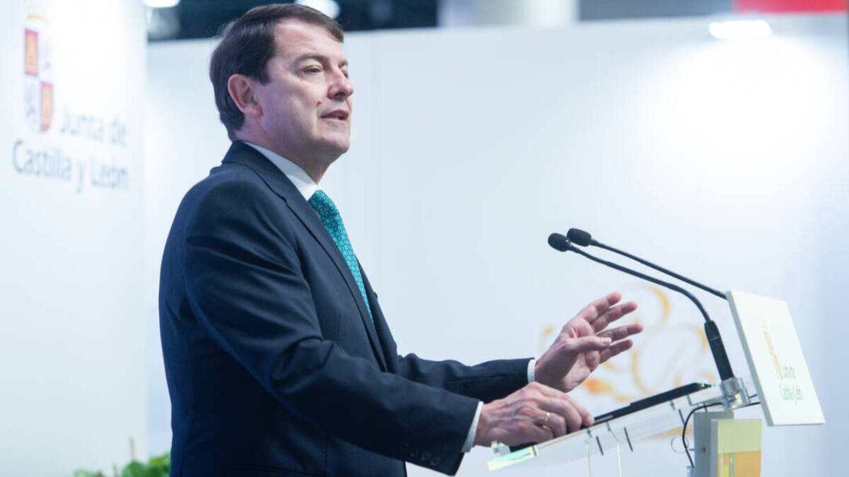 El presidente de la Junta de Castilla y León, Alfonso Fernández Mañueco.