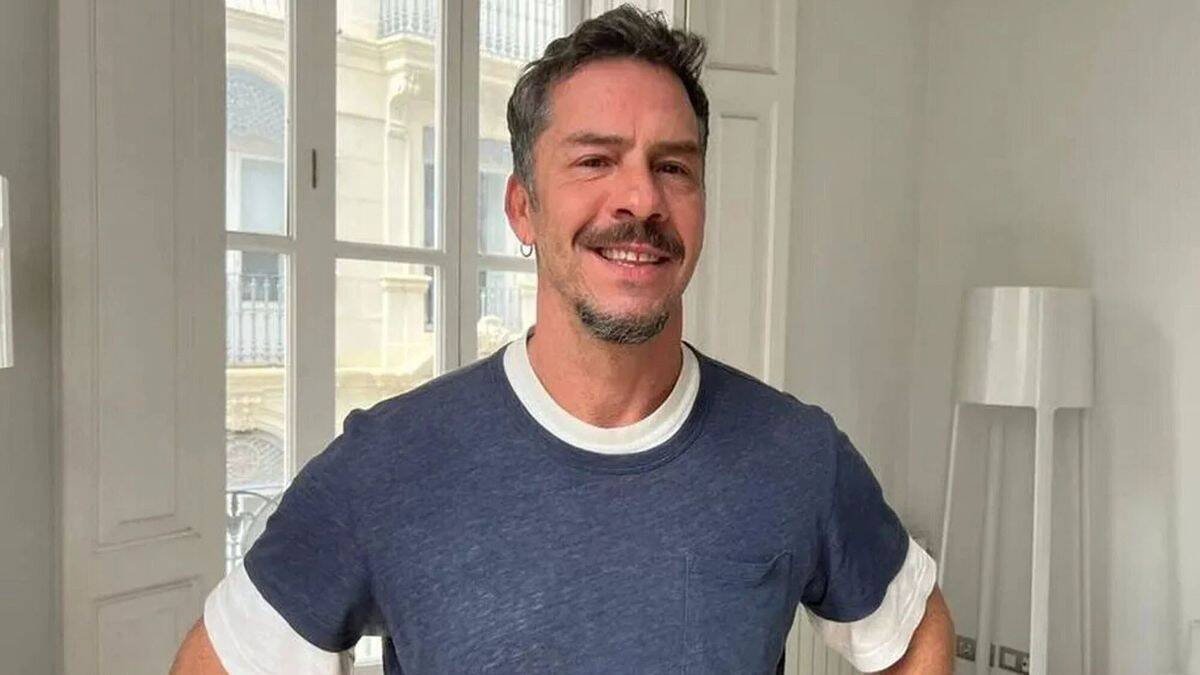 Nacho Palau, en una de sus primeras imágenes tras iniciar la quimio.
