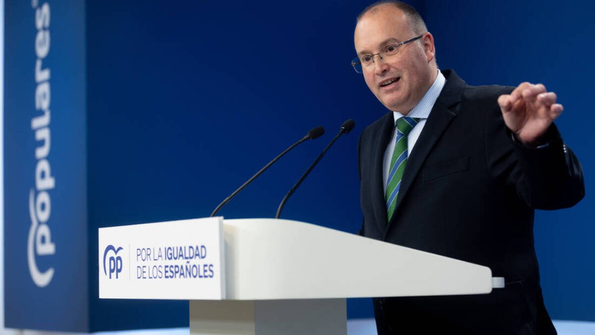 El portavoz del Grupo Parlamentario Popular en el Congreso, Miguel Tellado.