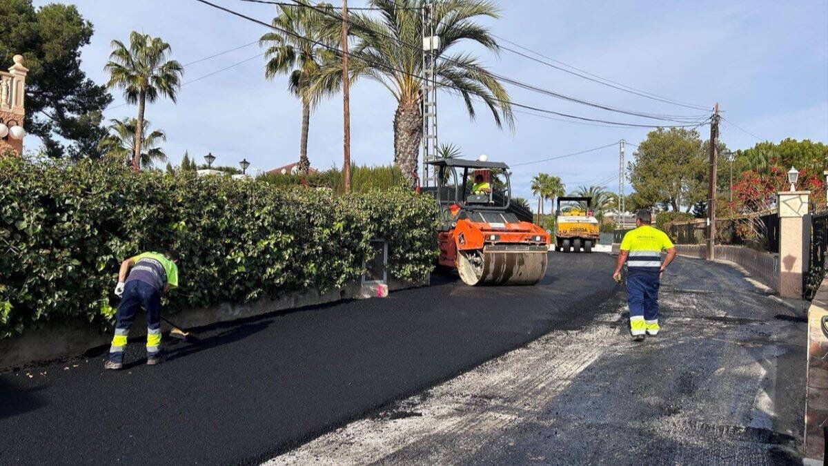 Comienza el asfaltado en Peña Las Aguilas
