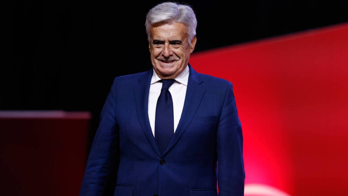 Pedro Rocha, durante un evento de la RFEF.