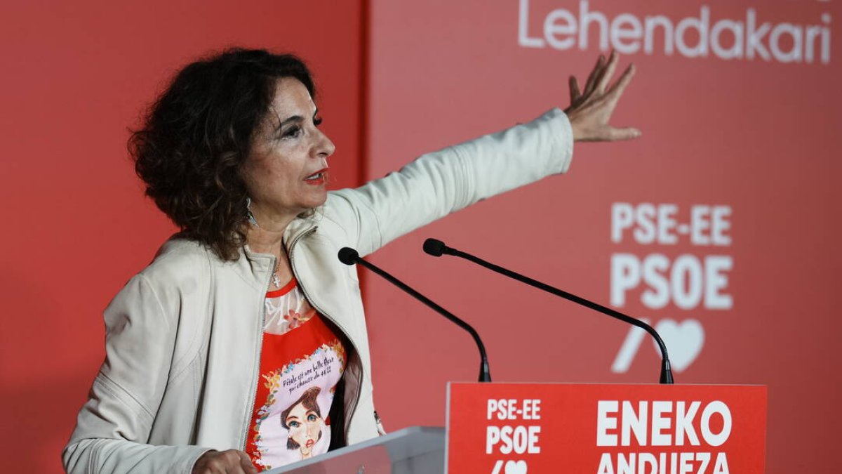 Vicepresidente y ministra de Hacienda María Jesús Montero