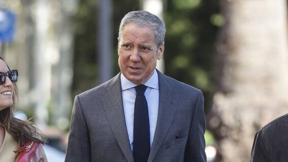 Eduardo Zapalan en la Ciudad de la Justicia de Valencia