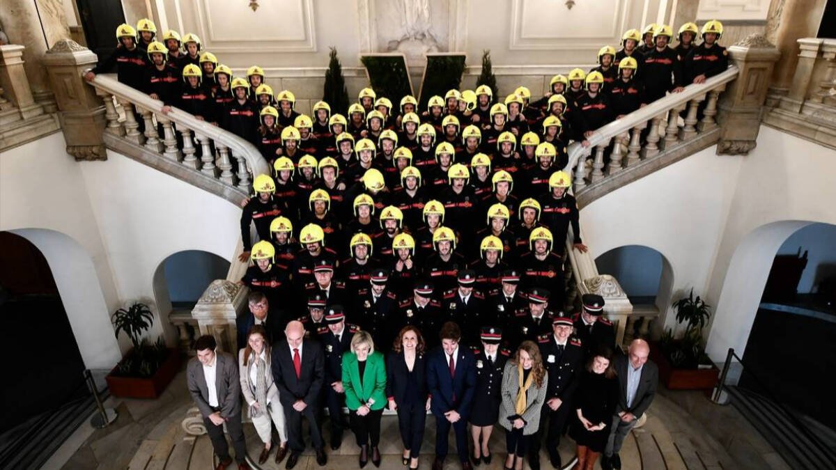 Los nuevos bomberos de Valencia