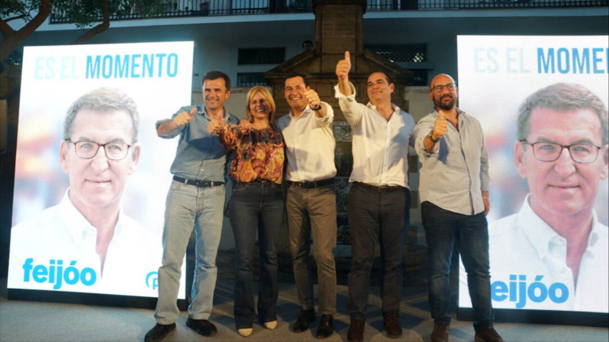 Arranque de campaña del PP andaluz desde el Puerto de Santa María.