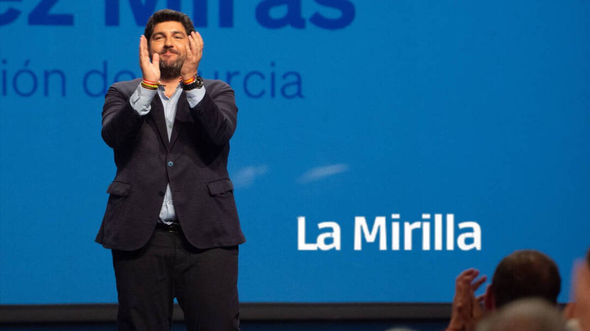 El presidente del Partido Popular de la Región de Murcia, Fernando López Miras.