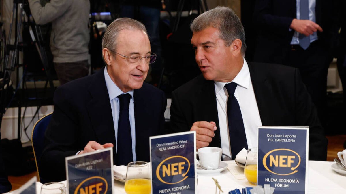 Florentino y Laporta: el primero hoy descansa, el segundo no