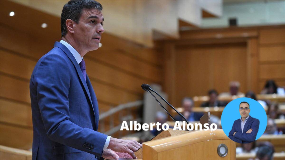Sánchez en el Senado.
