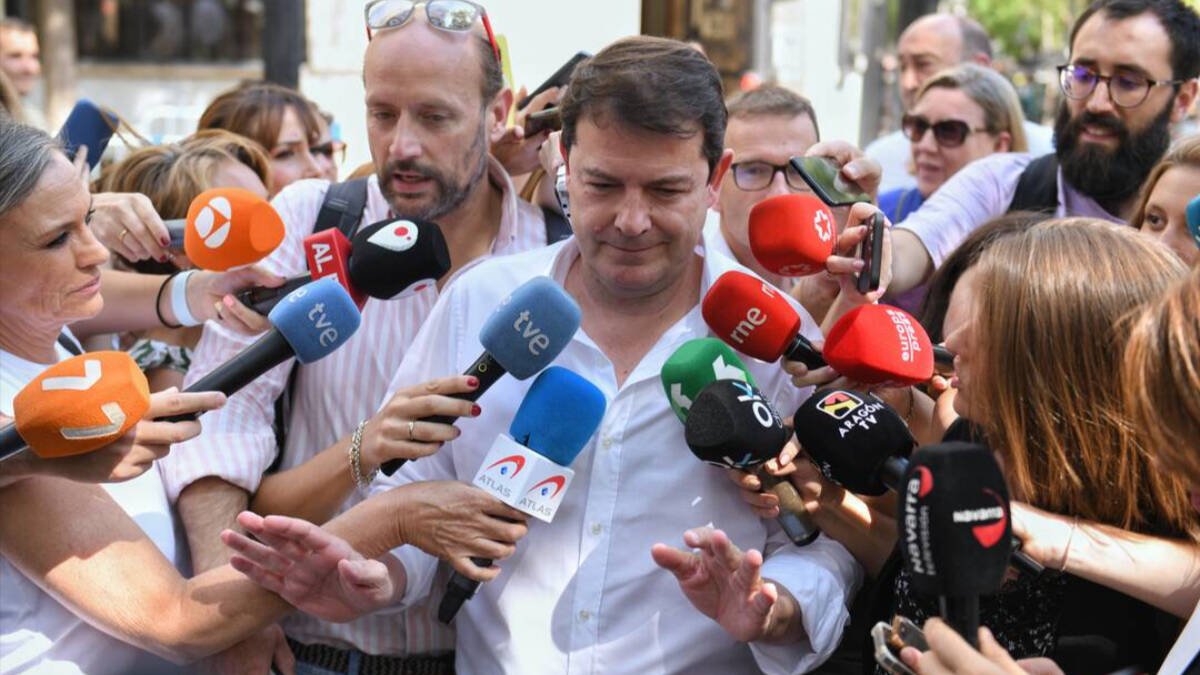 El presidente de la Junta de Castilla y León, Alfonso Fernández Mañueco.