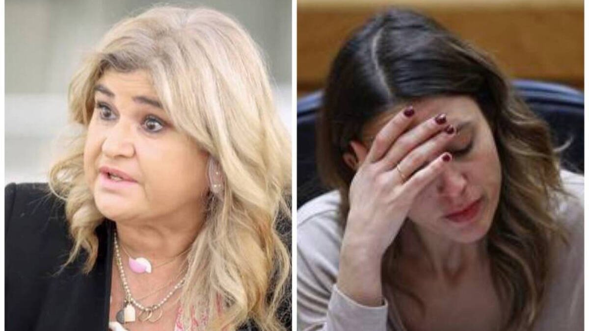 Lucía Etxebarría e Irene Montero