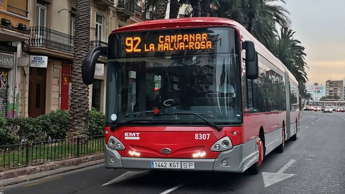 Autobús de la EMT de Valencia