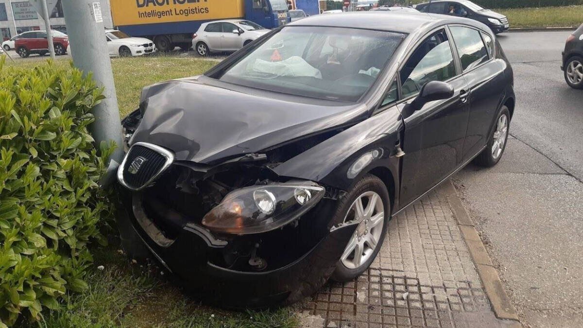 Un accidente de coche / Imagen de archivo de la Policía Local.