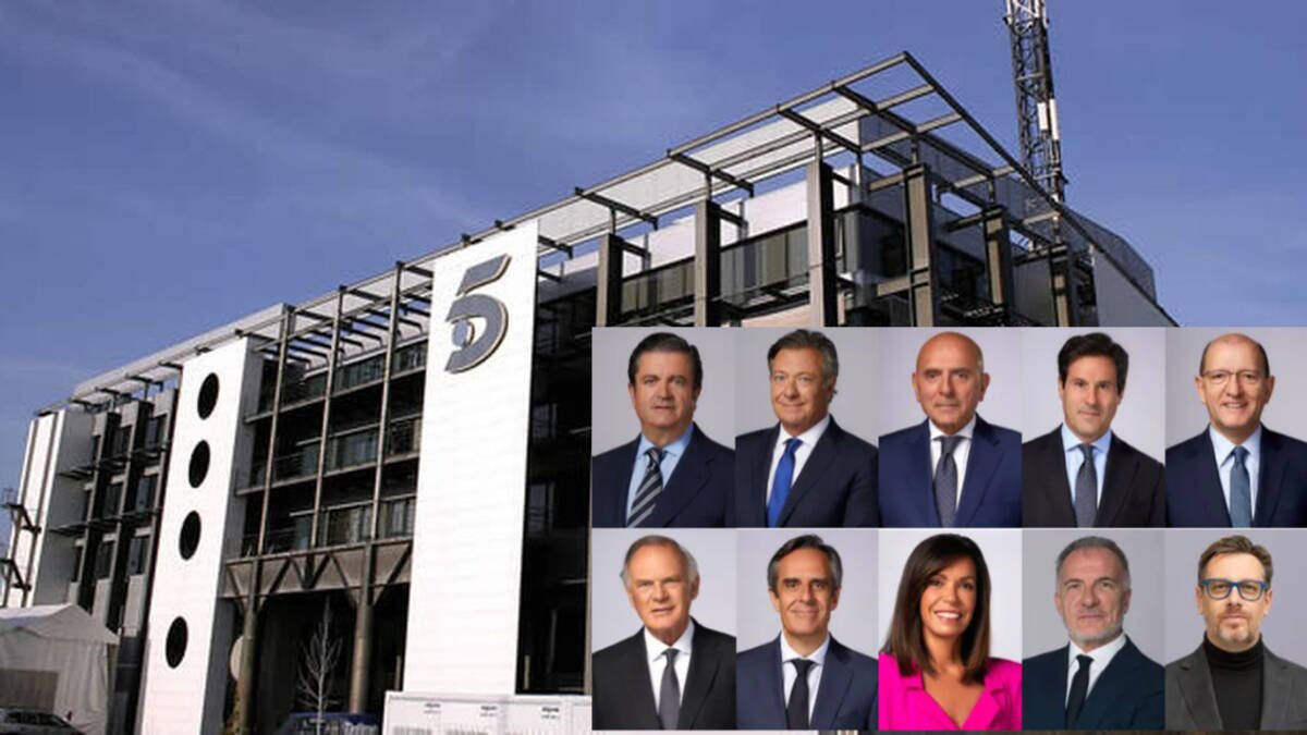 Cambios en Mediaset a partir de octubre. En el cuadro inferior, los nuevos directivos.