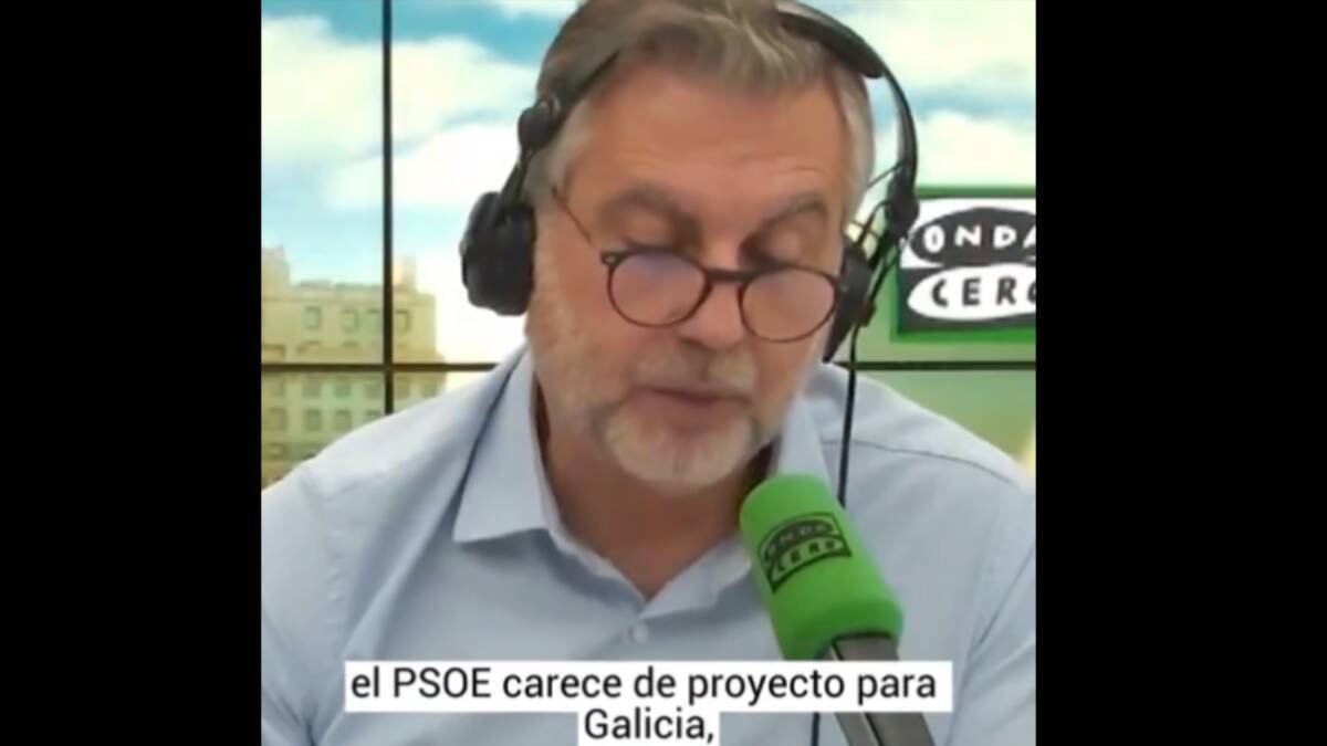 Carlos Alsina durante su monólogo en 'Más de uno' de Onda Cero.